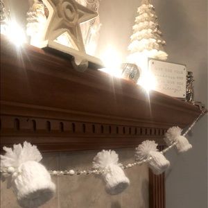 Winter/Christmas beaded garland decoration